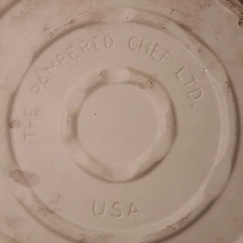 Pampered Chef 15 Inch Round Pizza Stone‎ 095 Family Heritage Collection USA